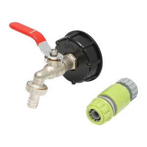 Robinet de scurgere 1/2 pentru bazin IBC cu filet int 60 mm, Cod: DISEW81, Autospeed - Img 1