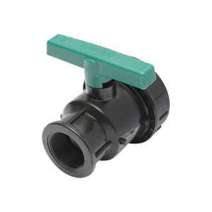 Robinet mufa cu bila, filet interior, D11/2x11/2 toll, PN10, pentru sisteme de irigatii, Cod: DISLU92, Poelsan