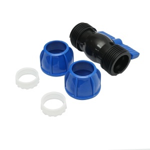 Robinet mufa-mufa compresiune cu filet interior D50x50mm, PN16, DISLU88 - Img 4