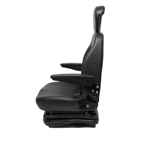 Scaun universal reglabil pentru tractor cu centura de siguranta, cotiere si suspensie mecanica 840x600mm, Cod: DISMN26, - Img 4