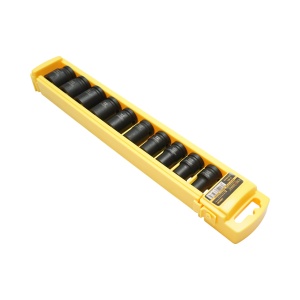 Set 10 chei tubulare de impact 10-24mm, patrat 1/2 inch, material Cr-Mo, standard DIN 3121, industrial , Cod: DISPT45, Marca: CROWNMAN - Img 2
