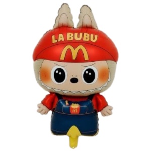 Set 10x Balon Folie Labubu – 70×42 cm