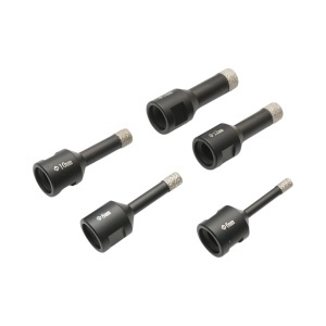 Set 5 carote diamantate 6, 8, 10, 12, 14mm, filet interior M14 pentru placi ceramice, marmura, granit Breckner Germany, BRECKNER GERMANY, BK93060 - Img 7