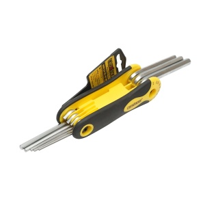 Set 8 chei imbus hexagonale pliabile cu maner tip briceag 2-8mm Cr-V , Cod: DISPN50, Marca: CROWNMAN - Img 2