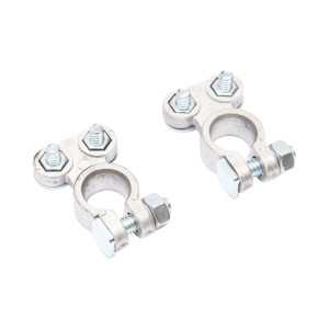 Set borne baterie de plumb cu strangere pe surub, Cod: BK80275, Brand: BRECKNER GERMANY - Img 3