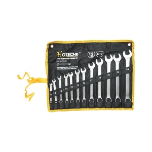 Set chei combinate fixe si inelare 12 buc. 6-24mm in husa textila, Cod: BK92548, Brand: HOTECHE - Img 1