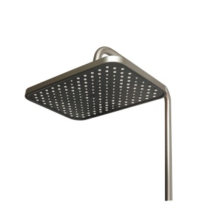 Set dus multifunctional cu termostat, afisaj digital temperatura apa, 4 functii de curgere a apei, pipa cada, dus dreptunghiular, dus de mana, dus bideu, gri , Cod: BK79264 - Img 6
