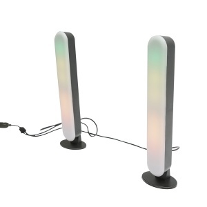 Set lampi decorative LED RGB 5W dimabile, control vocal, mod muzica, dinamic, static cu telecomanda, bluetooth, aplicatie Raingel, Cod: BK79817 - Img 5