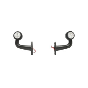 Set lampi laterale de gabarit cu LED 12/24V, rosu-alb FR0115, Cod: BK69448, Brand: BRECKNER GERMANY - Img 2
