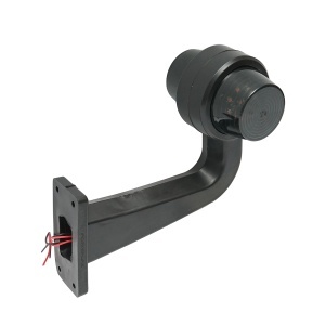 Set lampi laterale gabarit LED cu brat 12-24V, rosu-galben fumuriu FR0157 Breckner Germany, BRECKNER GERMANY, BK76255 - Img 3