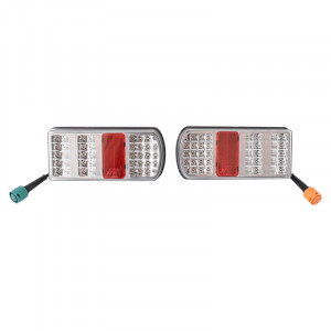 Set lampi spate camion LED 12V E-mark 227x106x55mm, Cod: BK69037, Brand: BRECKNER GERMANY - Img 1
