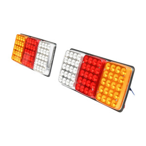 Set lampi stop spate LED cu 3 functii 12V - 24V. 330x140mm, Cod: BK69097, Brand: BRECKNER GERMANY - Img 2