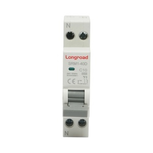 Siguranta automata bipolara 1P+N, 10A, 4.5kA Longroad, DISMR01