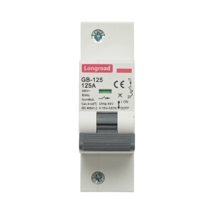 Siguranta automata intrerupator MCB 1P, 125A, 240VAC, 6kA Longroad, BK79230