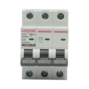 Siguranta automata intreruptor MCB 3P 25A 415VAC Longroad, DISMB42