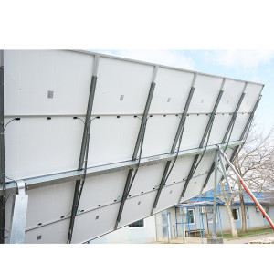 Sistem complet montare, structura tracker solar automat 9 KW, est-vest 16 panouri de 570W Breckner Germany, BK77958 - Img 7