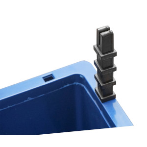 Stand cu 24 cutii pentru depozitare / organizare, cutie din plastic rosie, albastra,700x400x1150mm Cod: DISST1120 - Img 5