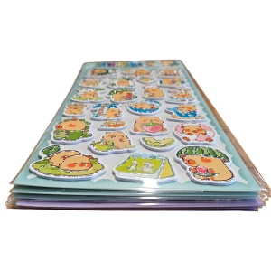 Sticker 3D Capybara – 21 cm, Decor Autocolant Adorabil - Img 4