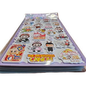 Sticker 3D Labubu – 21 cm, Model Drăgălaș pentru Decor - Img 4
