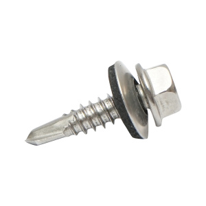 Surub 4,8x25mm DIN7504K autoforant cu garnitura EPDM pentru mini sina panouri solare fotovoltaice, Cod: BK69798, Brand: BRECKNER GERMANY - Img 2