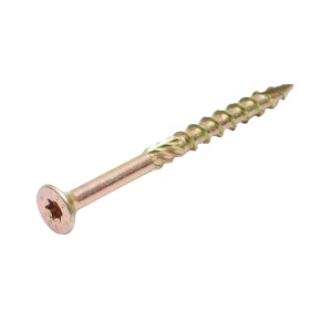 Surub pentru lemn autofiletant cu cap inecat 8x100mm tip torx TX40, 100 buc/cutie , Cod: DISSW15 - Img 2