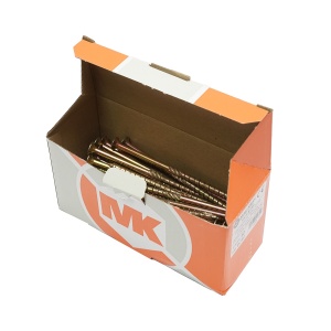 Surub pentru lemn autofiletant cu capac inecat 8x160mm tip torx TX40, 50 buc/cutie, Cod: DISSW18 - Img 4
