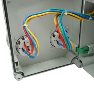 Tablou grup prize organizare santier 2x400V/32A, 6 module, 340x220x160mm IP67 SUNTREE, Cod: DISPK16, Marca: SUNTREE - Img 7