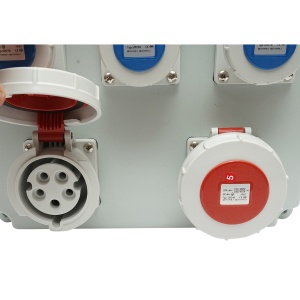 Tablou grup prize organizare santier 2x415V/32A, 3x250V/16A, 18 module 540x360x180mm IP67 SUNTREE, Cod: DISPK21, Marca: SUNTREE - Img 6