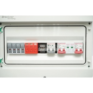 Tablou sigurante echipat DC/AC 3KW-5 KW cu protectie la baterii de 125Ah pentru invertoare ON/OFF Grid prosumator, BRECKNER GERMANY, DISEX36 - Img 6