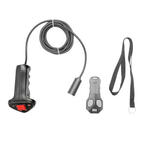 Troliu electric, complet, cu telecomanda, cablu otel, tensiune alimentare 12V, sarcina maxima 9T (20000lbs), Cod: DISGT76 - Img 8