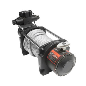 Troliu hidraulic, complet, cu telecomanda, cablu otel, tensiune alimentare 12V, sarcina maxima 6T (13300lbs), Cod: DISGT77 - Img 5