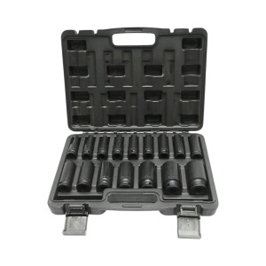 Trusa chei tubulare de impact lungi 8-32mm, 78mm, patrat 1/2 inch Cr-Mo 16 piese Breckner Germany, BRECKNER GERMANY, BK76372