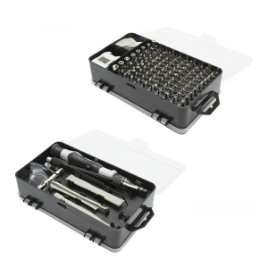 Trusa surubelnite de precizie biti, torx, cruce, hexagonal pentru electronice 120 piese , Cod: BK79826, Marca: BRECKNER GERMANY