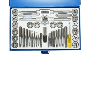 Trusa tarozi si filiere metrice M3-M12mm 40 piese , Cod: BK56550, Breckner Germania - Img 3