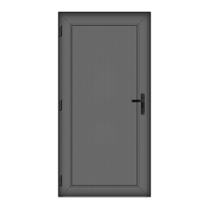 Usa Full Panel, PVC & termopan, 80x210cm, antracit, stanga, Klass, 6cm, 4 camere, panel antracit