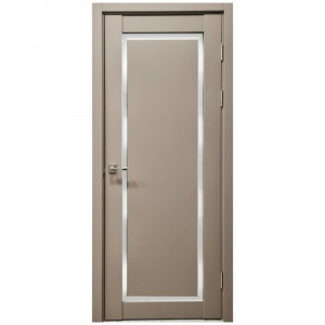Usa interior, C090G, lemn & mdf, 60x200cm, cappucino mat, reversibila, Doors