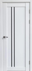 Usa interior, Celesto Gate White BG LEGO 05 White Silk Matt, lemn & mdf, 80x200cm, alb mat, reversibila, KDoors