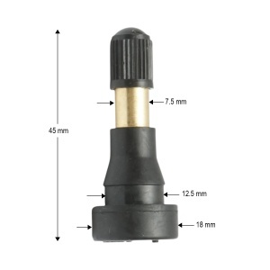 Valva roata tubeless 45mm TR600, DISRW35