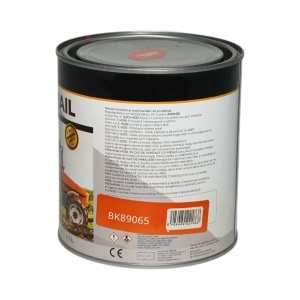 Vopsea email anticoroziva 3 in 1 portocaliu Kubota 1K pe baza de solvent 1L, direct pe rugina, interior si exterior Breckner Germany, BK89065 - Img 3