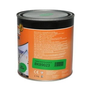 Vopsea email anticoroziva 3 in 1 verde fluorescent pe baza de solvent, direct pe rugina, interior si exterior 1L Breckner Germany, BK89023 - Img 3