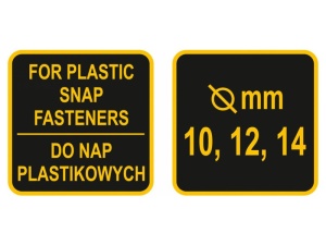 VOREL Clește pentru brevete de plastic 10,12,14 mm - Img 5