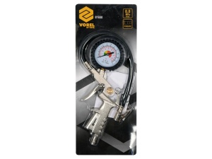 VOREL Pistol de suflat cu roată cu manometru 0-12 bar - Img 3
