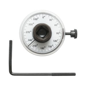 Adaptor cheie dinamometrica 1/2 cu raportor unghiular 0-360 grade , Cod: BK56590, Breckner Germania - Img 1