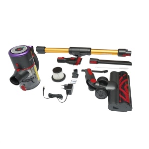 Aspirator vertical fara fir 350W, putere aspirare 15-27 kPa, baterie 2200 mAh, recipient praf 1.2L, 2 moduri de aspirare, ecran tactil LED, perie iluminata LED, ONSEEN M81 , Cod: DISPL14 - Img 4