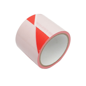 Banda delimitare si semnalizare rosu/alb 75mmx50m, Cod: DISKV01 - Img 1