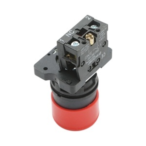 Buton comanda oprire de urgenta rosu cu deblocare prin rasucire 1NC, 400V/10A, 30mm LAY5 Breckner Germany, BRECKNER GERMANY, BK76471 - Img 4