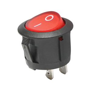 Buton intrerupator on-off 12V/10A cu 2 pini, Cod: BK77240, Brand: BRECKNER GERMANY - Img 1