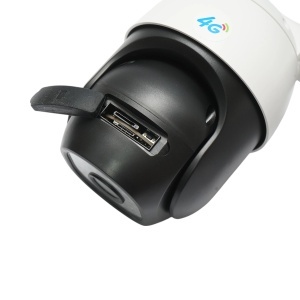 Camera de supraveghere smart 4G 3MP P2P, senzor miscare, detectie umana, night vision, PTZ rotativa 355 grade, aplicatie V380 Pro, DISMN48 - Img 6