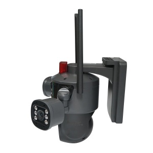 Camera supraveghere lentila duala Ai 4G, WIFI 2.4GHz cu panou solar 8W, rotativa 360 PTZ, detectie umana, infrarosu, alarma si aplicatie V380 Pro, BRECKNER GERMANY, DISMN53 - Img 7