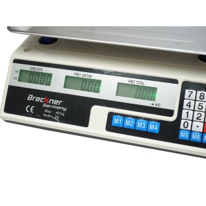 Cantar electronic cu ecran LCD, capacitate 40 Kg cu baterie 4V , Cod: BK79252, Brand: BRECKNER GERMANY - Img 5